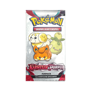 Pokémon Karmesin & Purpur Funpack - Booster mit 3 Karten