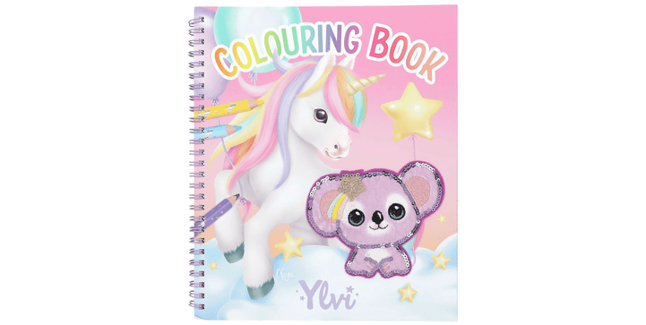 Ylvi Malbuch mit Einhorn Pailletten