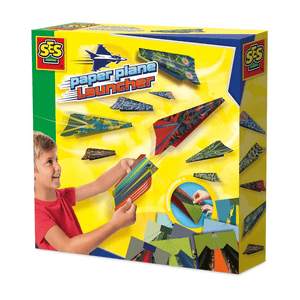 SES Papierflieger mit Abschussrampe