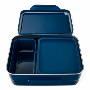 satcht Edelstahl Brotdose Blue
