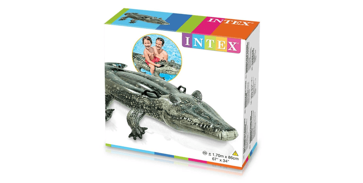 INTEX 57551NP aufblasbares Ride-On-Krokodil