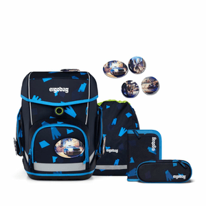 ergobag cubo Schulranzen-Set VerfolgBärjagd