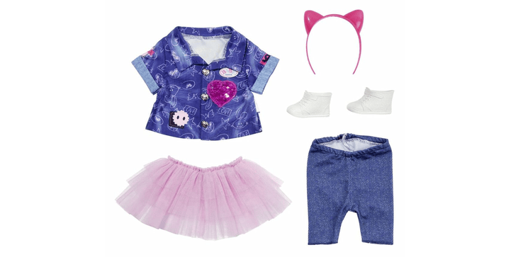 BABY born® Deluxe Jeans Kleid 43cm