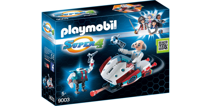 9003 Skyjet mit Dr X & Roboter - Playmobil