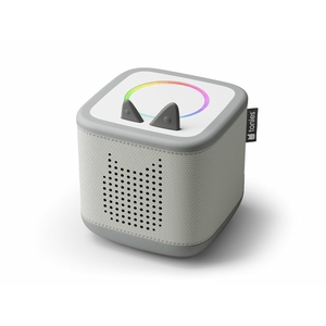 tonies® - Toniebox 2 Mondgrau - Starter Set Kreativ-Tonie Rot