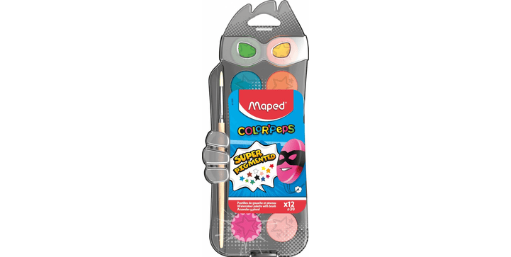 Maped Farbkasten COLOR'PEPS 12 x 30 ml