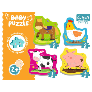 Trefl Baby Puzzle Tiere auf dem Bauernhof