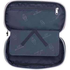 Beckmann Schlamperetui Sport Junior - Navy White