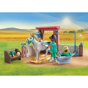 71471 Tierarzteinsatz bei den Eseln - Playmobil