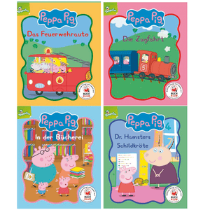 Mini Bücher Peppa Pig, 4er Set
