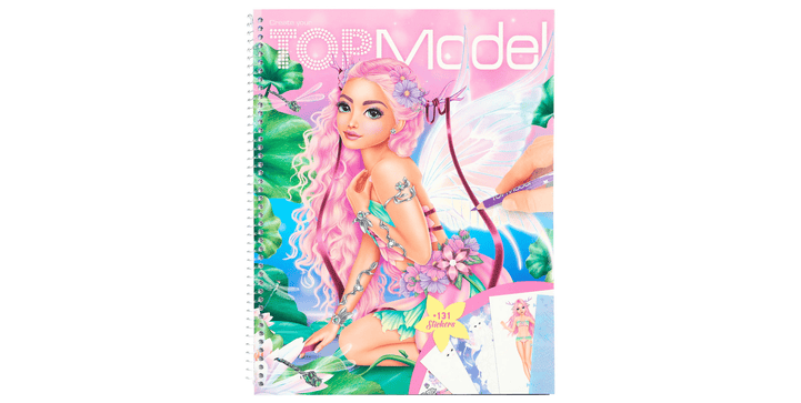 Create your TOPModel - Malbuch mit Stickern Fantasia