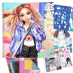 TOPModel Malbuch  POPSTAR