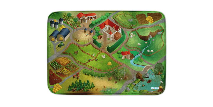 Ultrasoft Spielteppich - Farm / Bauernhof 130x180