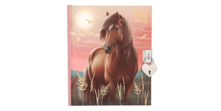 Miss Melody Tagebuch mit Stickern Motiv 2