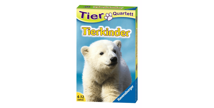 Ravensburger - Quartett: Tierkinder - 20423