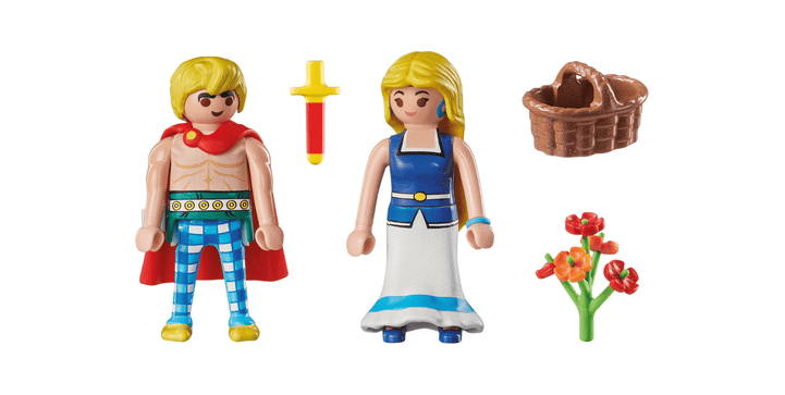 71544 Asterix: Tragicomix und Falbala - Playmobil