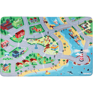 LittleLino Straßen Spielteppich 98 x 150 cm