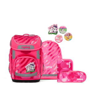 ergobag cubo Schulranzen Set KuntBärbuntes Einhorn