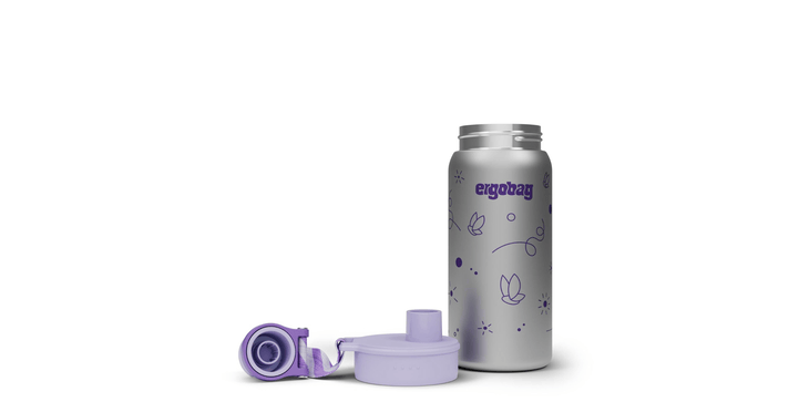 ergobag Edelstahl Trinkflasche Schmetterling