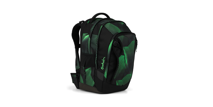 Satch Match Plus Schulrucksack Seismic Green