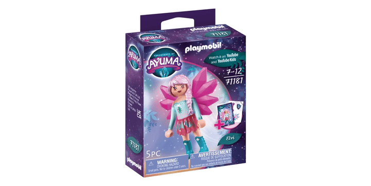 PLAYMOBIL Adventures Of Ayuma 71181 – Crystal Fairy Elvi Mit Schmetterling, Energiekristallen, Für Kinder Ab 7 Jahren