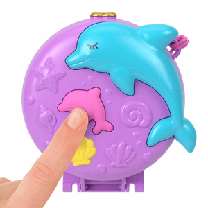 Polly Pocket Schatulle - Delfin retten und Spielen