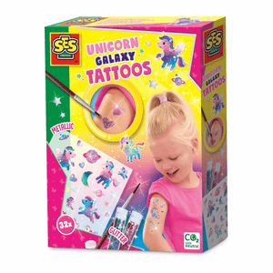 SES Einhorn-Tattoos Galaxy