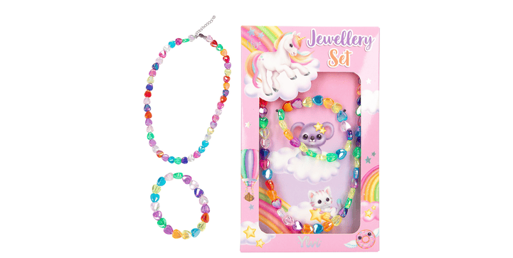 Ylvi Schmuck Set Kette und Armband