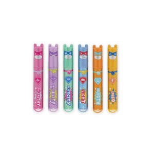 Legami 6 Mini-Textmarker-Set - Teddy´s Superpower