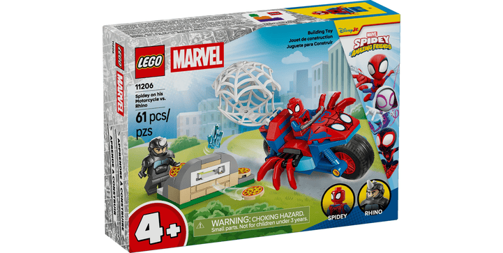 LEGO® Spidey 11206 Spidey auf Motorrad vs. Rhino
