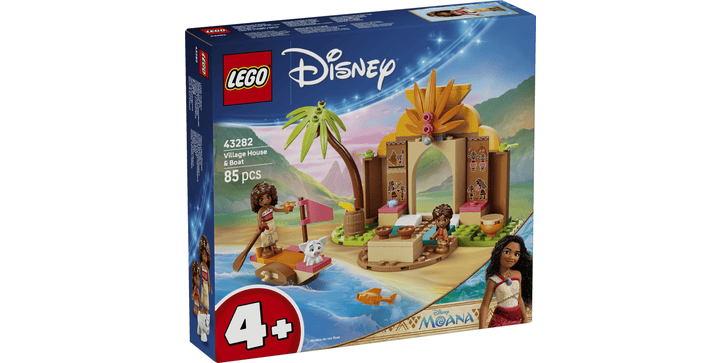 LEGO® Disney Princess 43282 Vaianas Hütte und Boot