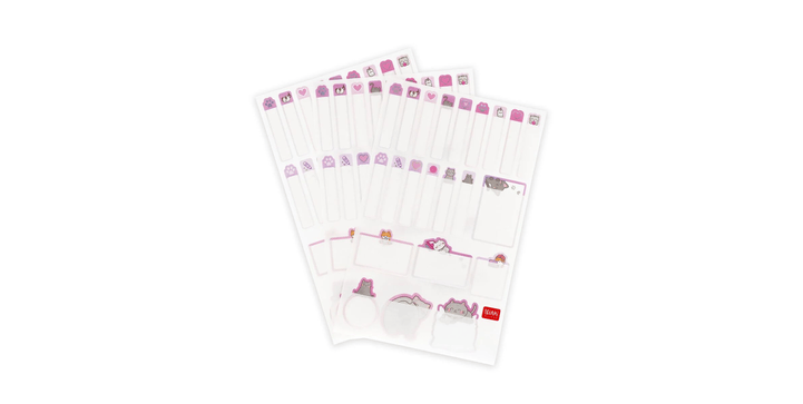 Legami Set aus 66 klebenden Labels - Kitty