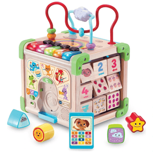 VTech® - Interaktiver Holz-Spielwürfel