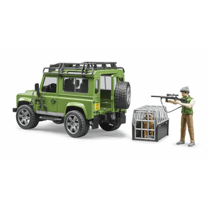 bruder - Land Rover Defender Station Wagon mit Förster und Hund