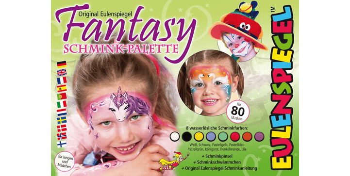 Eulenspiegel Fantasy Schmink-Palette