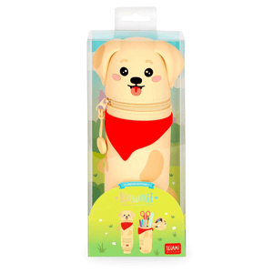 Legami 2-in-1 Federmäppchen aus Silikon - Kawaii - Golden