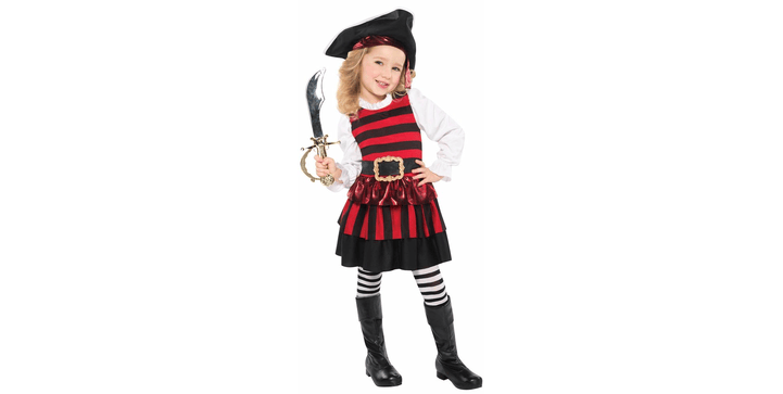 Amscan Kostüm Seeräuberin Alter 3-4 Jahre