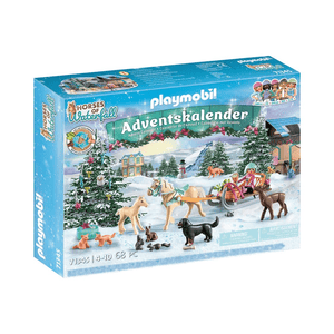 71345 Adventskalender Pferde: Weihnachtliche Schlittenfahrt - Playmobil