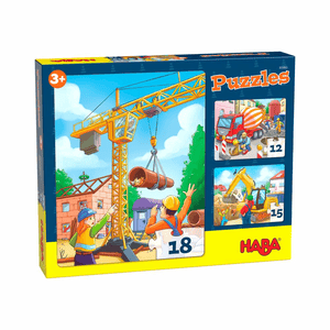 HABA Puzzles Baustellenfahrzeuge