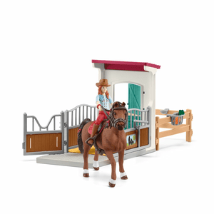 Schleich® 42710 Pferdebox mit Hannah & Cayenne