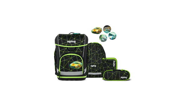 ergobag cubo light Schulranzen-Set CyBär Race - 2026
