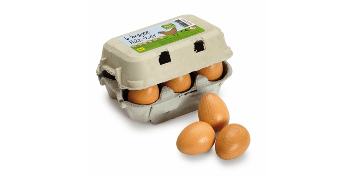 Erzi 17011 Eier braun im Karton