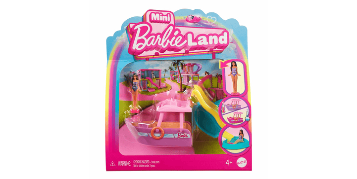 Barbie Mini BarbieLand Puppe und Traumboot 
