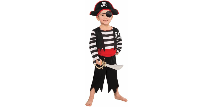 Amscan Kostüm Pirat Alter 6-8 Jahre