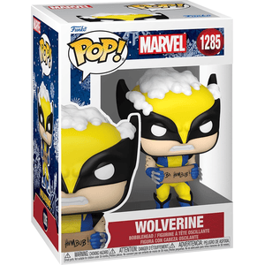 Funko POP Movies: Holiday- Wolverine w/ Sign