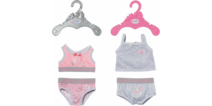 BABY born® Unterwäsche - Rosa oder Grau