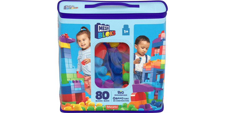 Mega Bloks Bausteine-Beutel bunt - 80 Teile