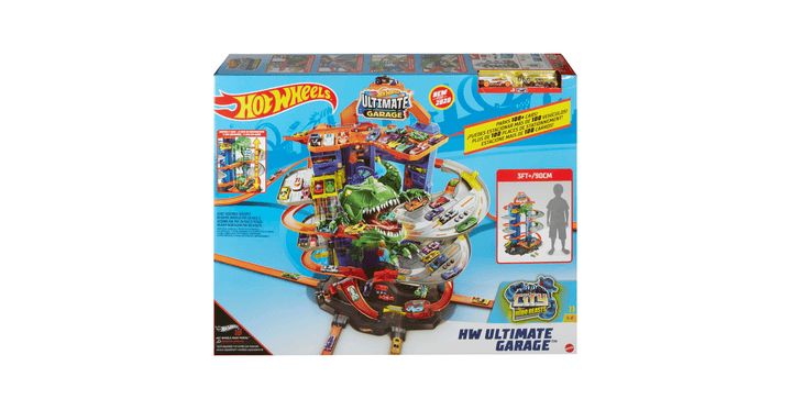 Hot Wheels Megacity Parkgarage T-Rex Angriff