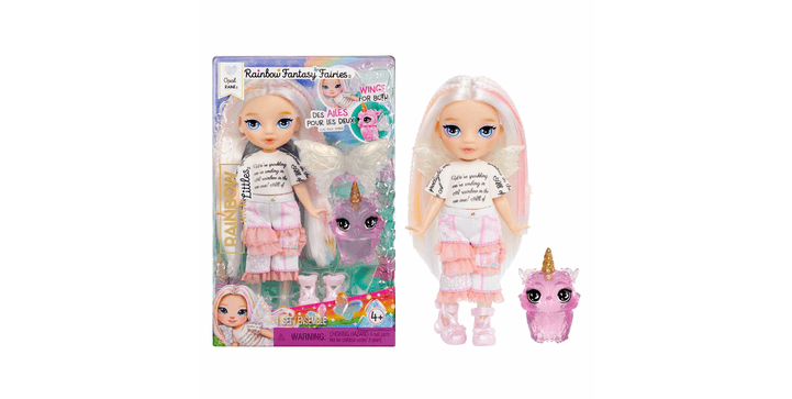 Rainbow High Littles Rainbow Fantasy Fairies Doll - Opal (Rainbow)