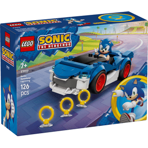 LEGO® Sonic the Hedgehog 77117 Sonics Sportwagen: Speed Star Lightning